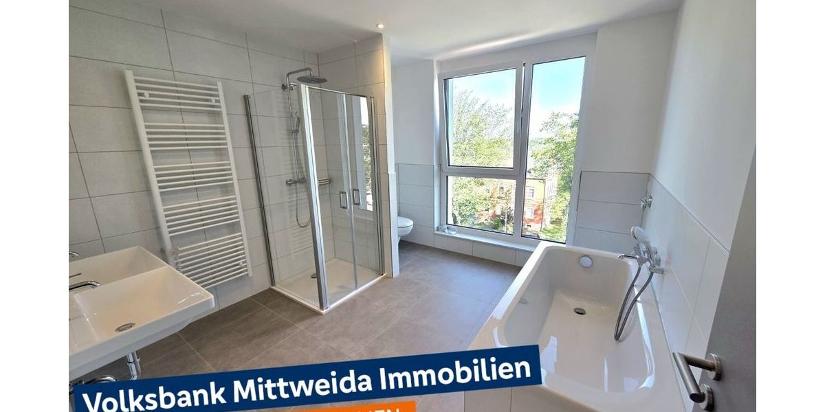 Erstbezug! Moderne 3-Zimmerwohnung mit Garagenstellplatz - Etagenwohnung Hartmannsdorf | Angebot:27469087