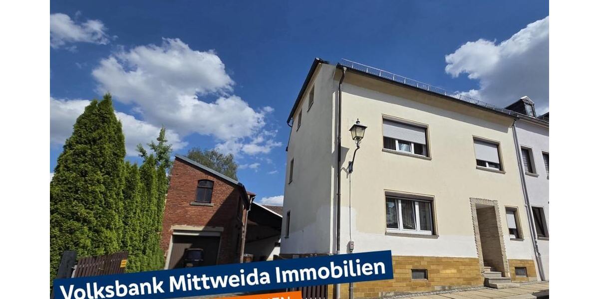 Viel Platz & viele Möglichkeiten: Reihenendhaus mit Wintergarten, Garage, Werkstatt und Nebengelass! - Reihenendhaus Burgstädt | Angebot:27479119