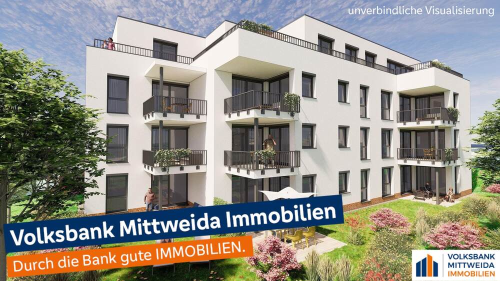Erstbezug! Moderne 3-Zimmer Wohnung mit Garagenstellplatz - Etagenwohnung Hartmannsdorf | Angebot:26556994