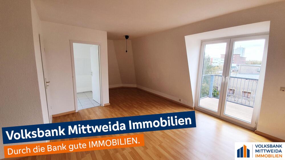 Gemütliche 3-Zimmer-Wohnung mit Balkon und Einbauküche - Dachgeschoßwohnung Chemnitz Altendorf | Angebot:25098842