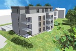 Erstbezug! Moderne 3-Zimmer-Penthousewohnung mit Garage! - Einfamilienhaus Hartmannsdorf | Angebot:27175420