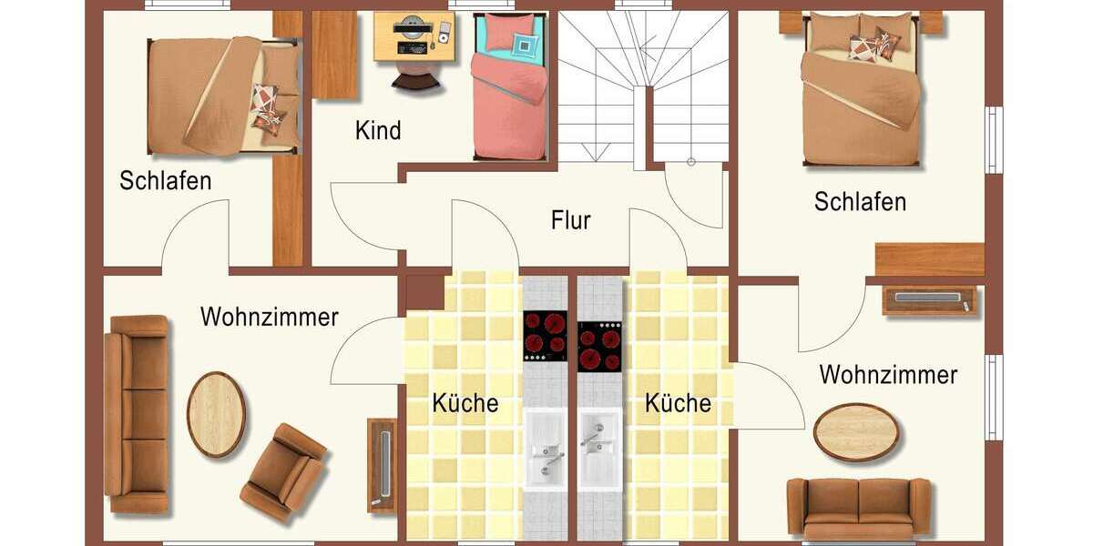 Grundriss Obergeschoss