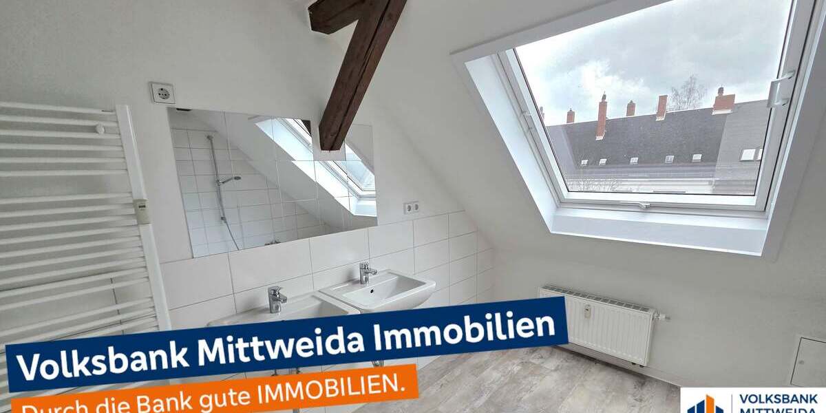 Gemütliche 3-Zimmer-Dachgeschosswohnung mit Sichtbalken in Chemnitz-Hilbersdorf! - Dachgeschoßwohnung Chemnitz Hilbersdorf | Angebot:26109241