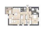 Erstbezug! Moderne 4-Zimmer Wohnung mit Garagenstellplatz - Etagenwohnung Hartmannsdorf | Angebot:27142853